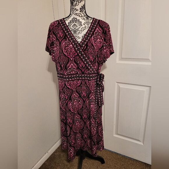 Apt. 9 Faux wrap dress - Picture 1 of 7